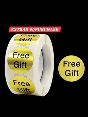 500ct. Gold "Free Gift" Bonus 3 Random Polymailers